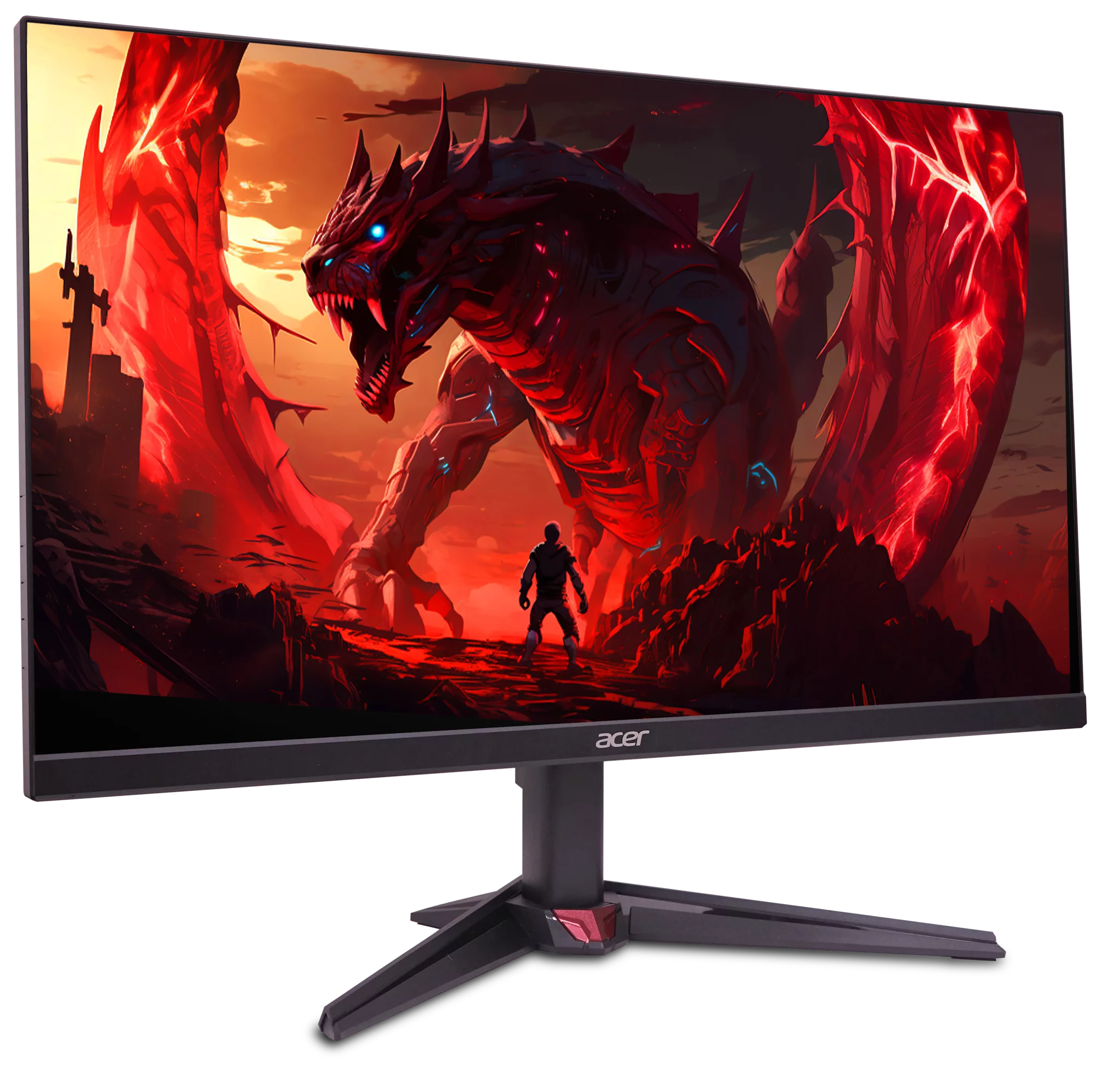 Acer Nitro VG240YX1 schwarz/rot FullHD VA HDR - 60,5 cm - 23,8"