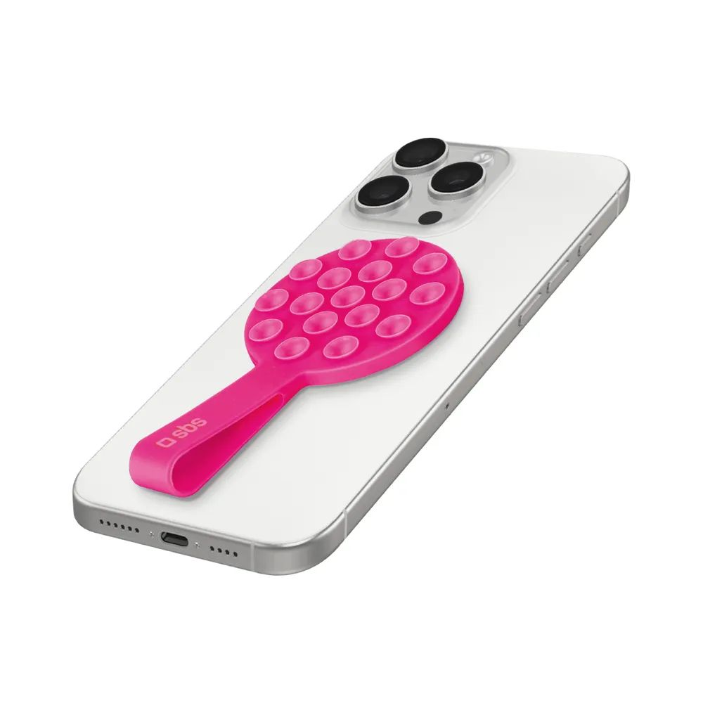 SBS MAG GRIPPY, MagSafe kompatible Saugnapfhalterung, pink