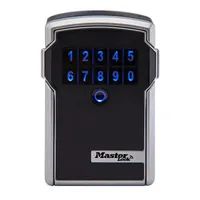MasterLock Bluetooth-Schlsselkasten - Select Access Smart - Wandmontage - Wandtresor - Grau - Elektronisch - Schlüssel - Akku - 83 mm - 59 mm