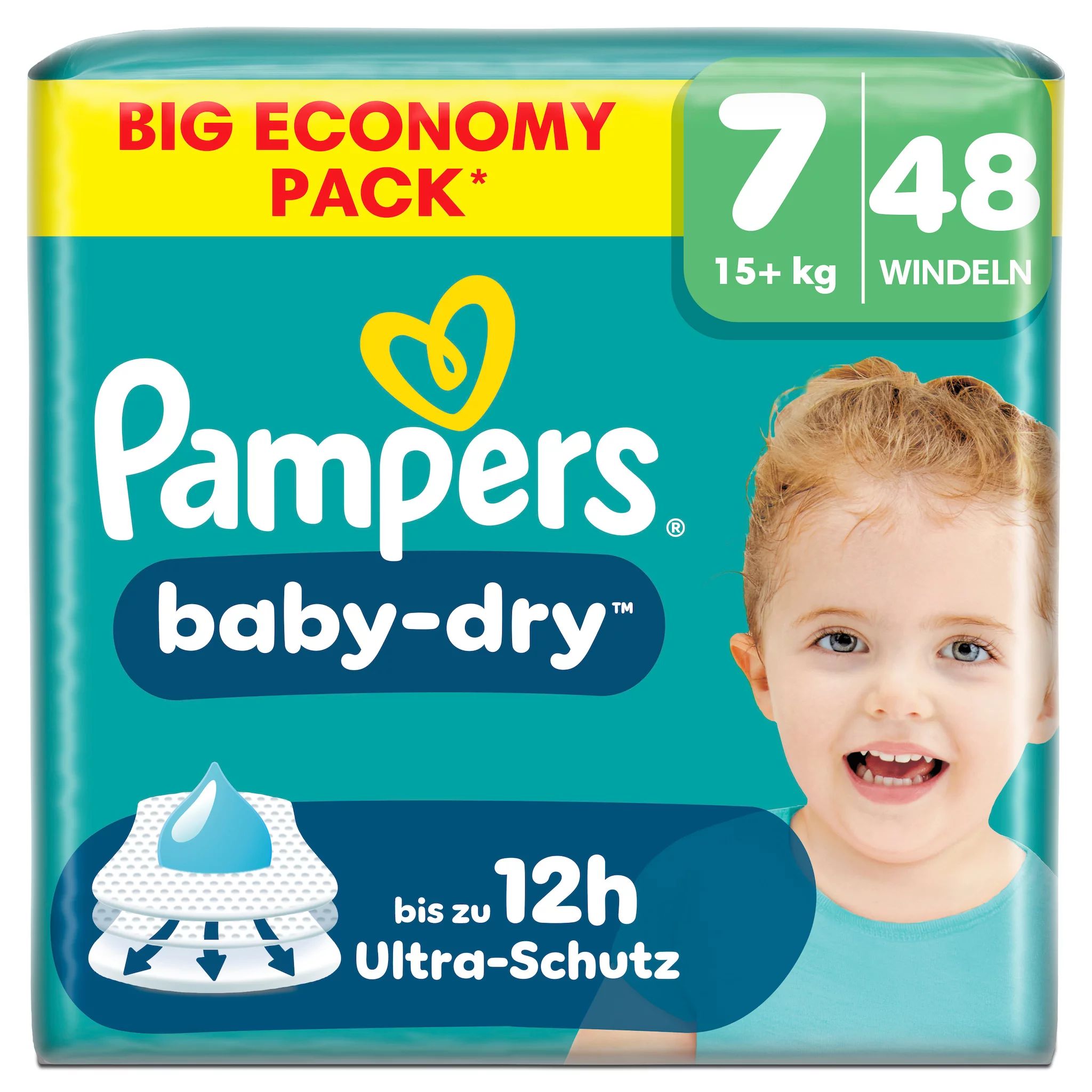 Pampers Baby Dry Gr.7 Extra Large 15+kg Big 