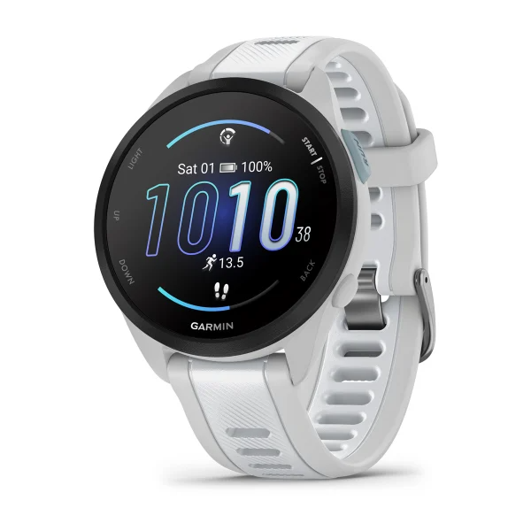 Garmin Forerunner 165, Mist Grey/Whitestone