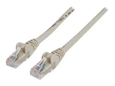 Intellinet Network Patch Cable, Cat6, 20m, Grey, CCA, U/UTP, PVC, RJ45, Gold Plated Contacts, Snagless, Booted, Lifetime Warranty, Polybag - Patch-Kabel - RJ-45 (M)
