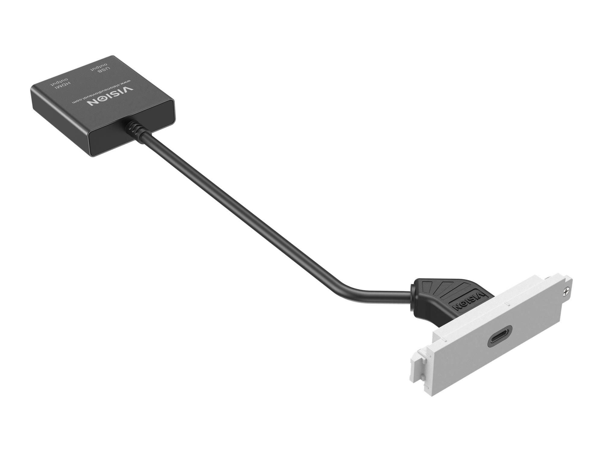 Vision TechConnect 3 - Modulares Faceplate-Kit mit Snap-ins und Kabeln