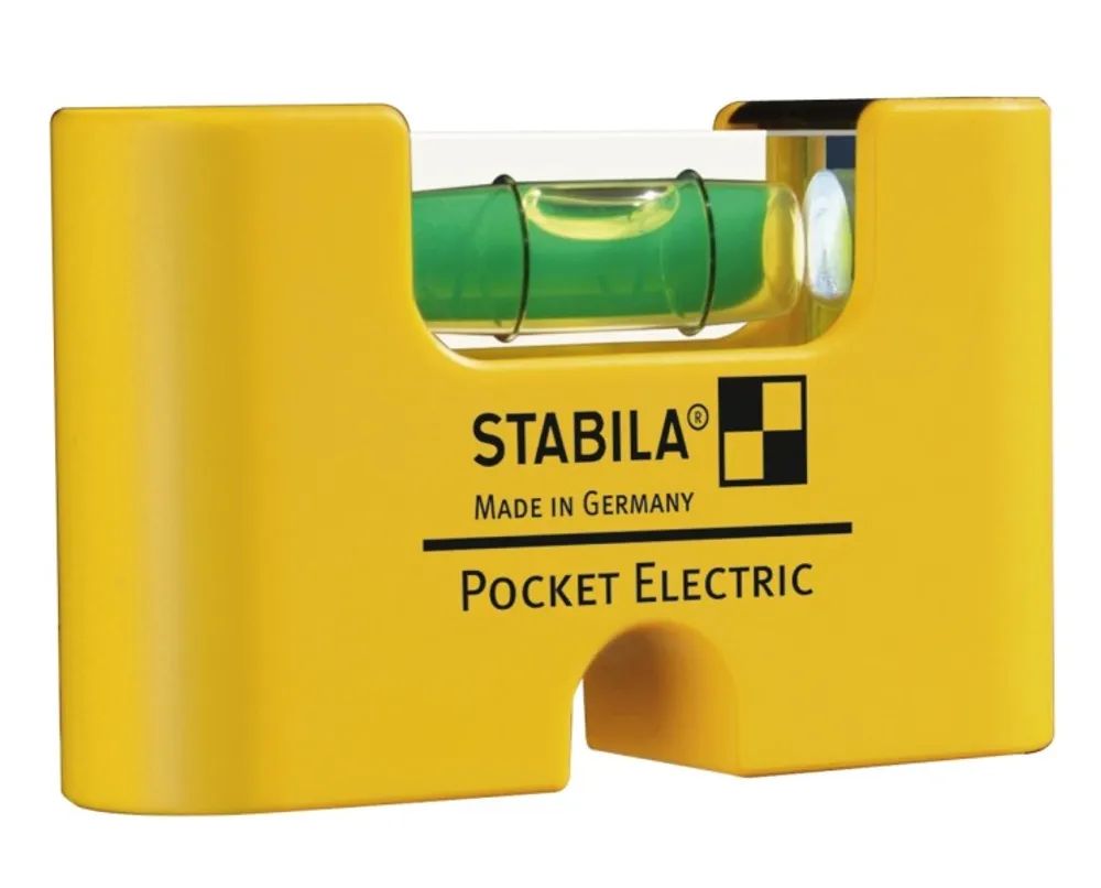 STABILA Wasserwaage Pocket Electric, 7 cm, (Thekendisplay, 10 Stück)