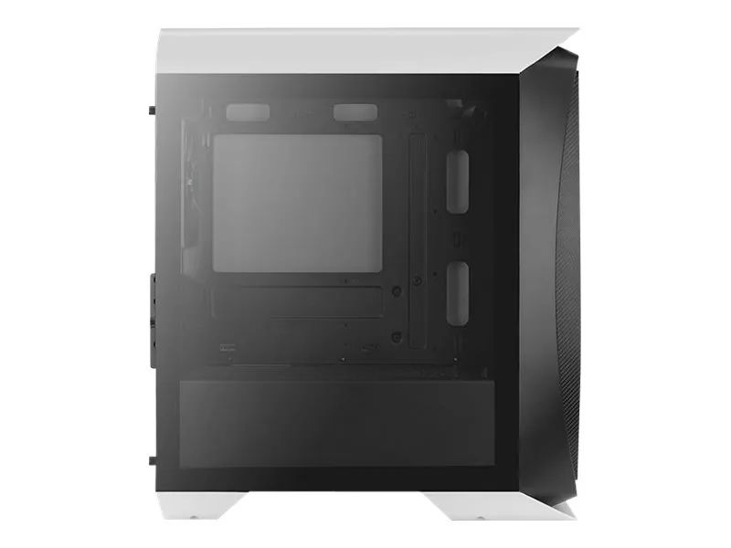 AEROCOOL ADVANCED TECHNOLOGIES AeroCool Aero One Mini-G-WT-v1 - White Edition - Tower - micro ATX - Seitenteil mit Fenster (gehärtetes Glas)