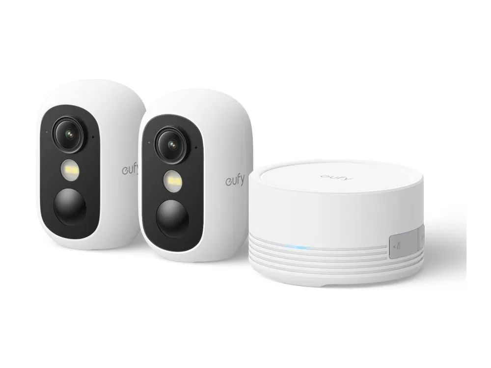 EUFY eufyCam C35 - 4 Kamera Kit - Netzwerk-Überwachungskamera - Außenbereich, Innenbereich - wetterf