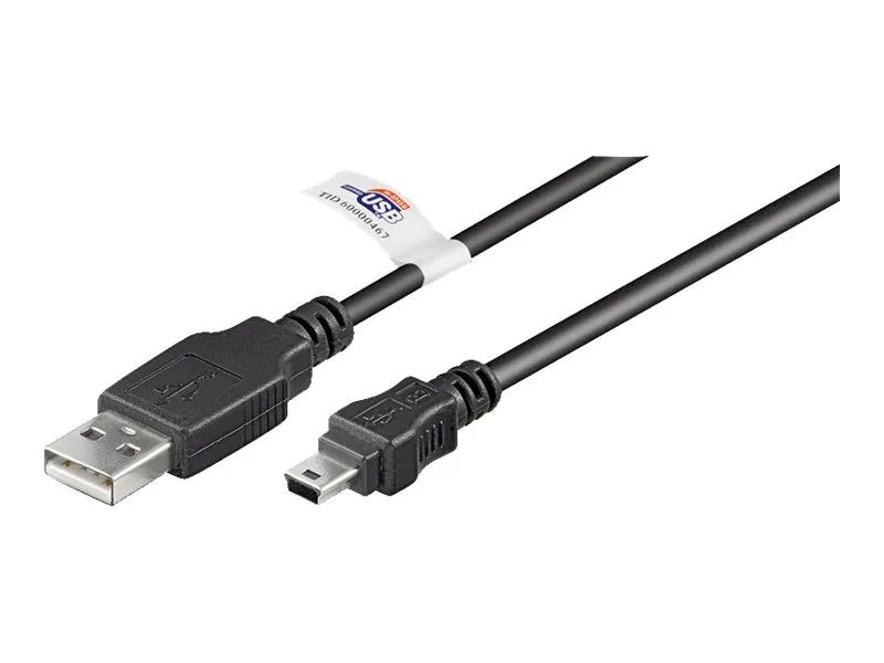 Goobay USB-Kabel - Mini-USB, Typ B (M) zu USB (M)