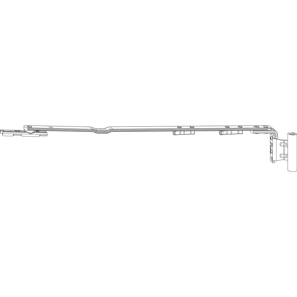 ROTO NX Axerarm T 12/20-13 Gr. 150 FFB 290-410 mm links silber