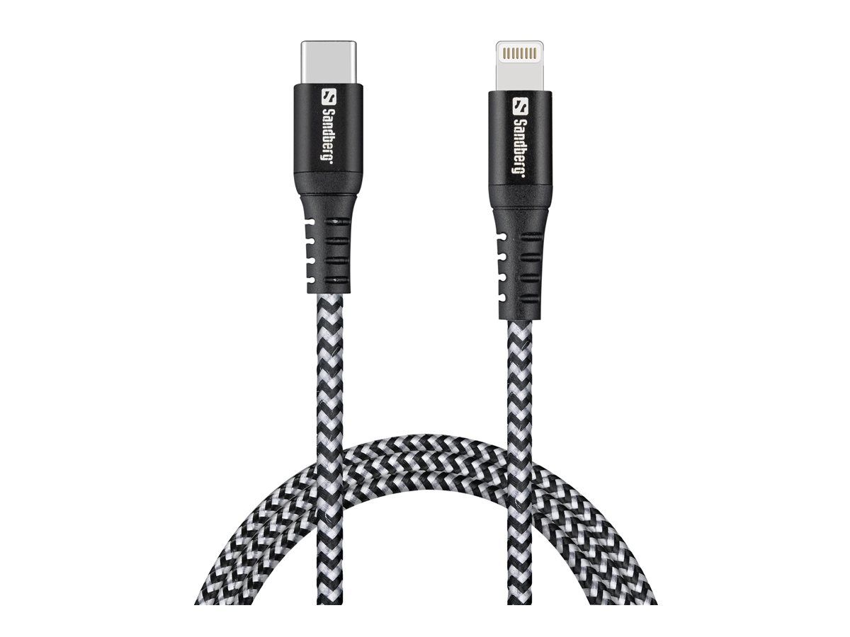 SANDBERG Survivor - Lightning-Kabel - Lightning männlich zu 24 pin USB-C männlich