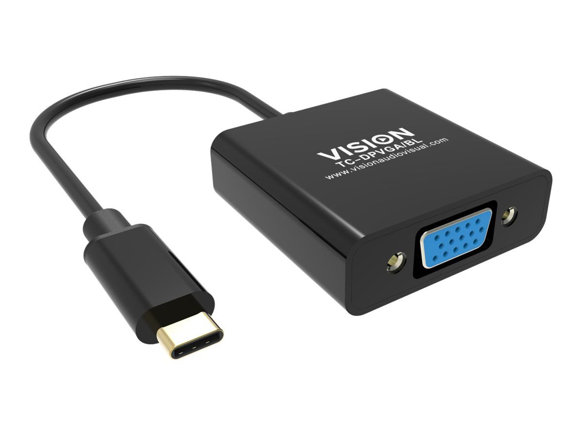 Vision Videoadapter - 24 pin USB-C männlich zu HD-15 (VGA)