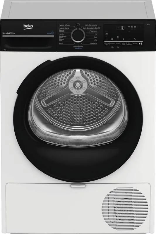 Beko BM3T49249W Wärmepumpentrockner, 1-9kg, Weiß