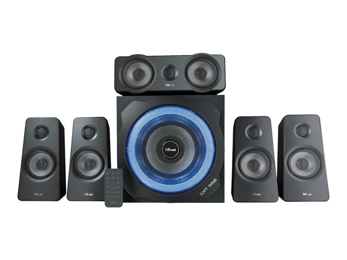 Trust GXT 658 TYTAN - Lautsprechersystem - 5.1-Kanal - 90 Watt (Gesamt)