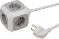 Brennenstuhl 1150090 - 1,4 m - 4 AC-Ausgänge - Indoor - IP20 - Weiß - 230 V
