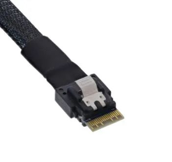 Supermicro CBL-SAST-1234A-100 SlimSAS x4 STR to 4x SATA - Kabel - Digital/Daten