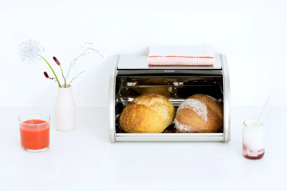 Brabantia Single-Rollbrotkasten - Brilliant Steel
