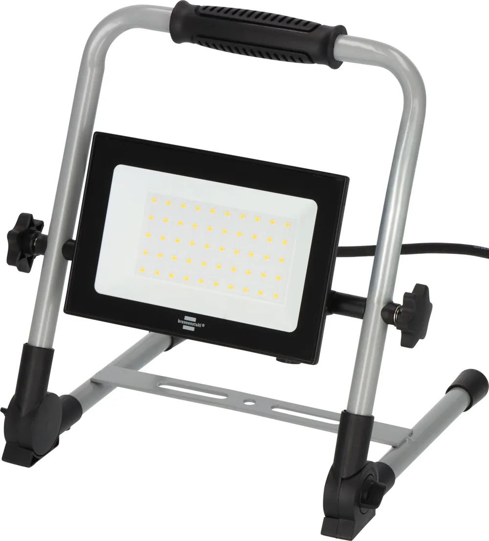 Hugo Brennenstuhl GmbH & Co. KG LED Baustrahler EL 5501 M4K, 50W, 5500lm, IP65, 1,5m H05RN-F 3G1,0, 4000K