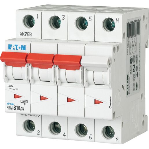 Eaton LEITUNGSSCHUTZSCHALTER / EATON PLSM-C10/3N-MW 242539