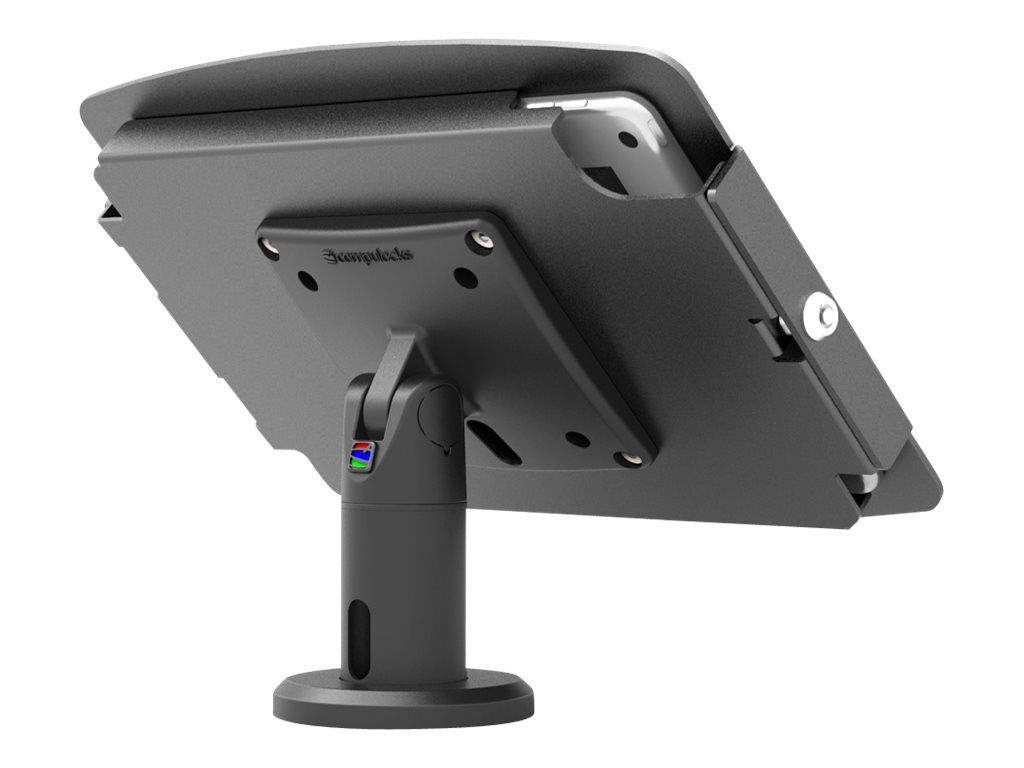Compulocks iPad Mini 8.3" Space Enclosure Tilting Stand 4" - Aufstellung - für Tablett - verriegelbar - hochwertiges Aluminium - Schwarz - Bildschirmgröße: 21.1 cm (8.3")