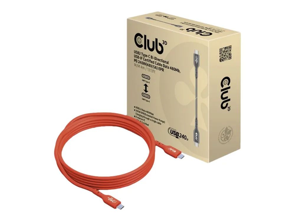Club 3D USB-Kabel - 24 pin USB-C (M) zu 24 pin USB-C (M)