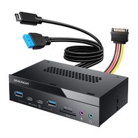GrauGear Multi Frontblende 4-Fach+ Kartenleser USB SD Micro
