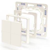 Shelly · Plug & Play Zubehör·""BLU Wall Switch 4 Adapter Legrand &