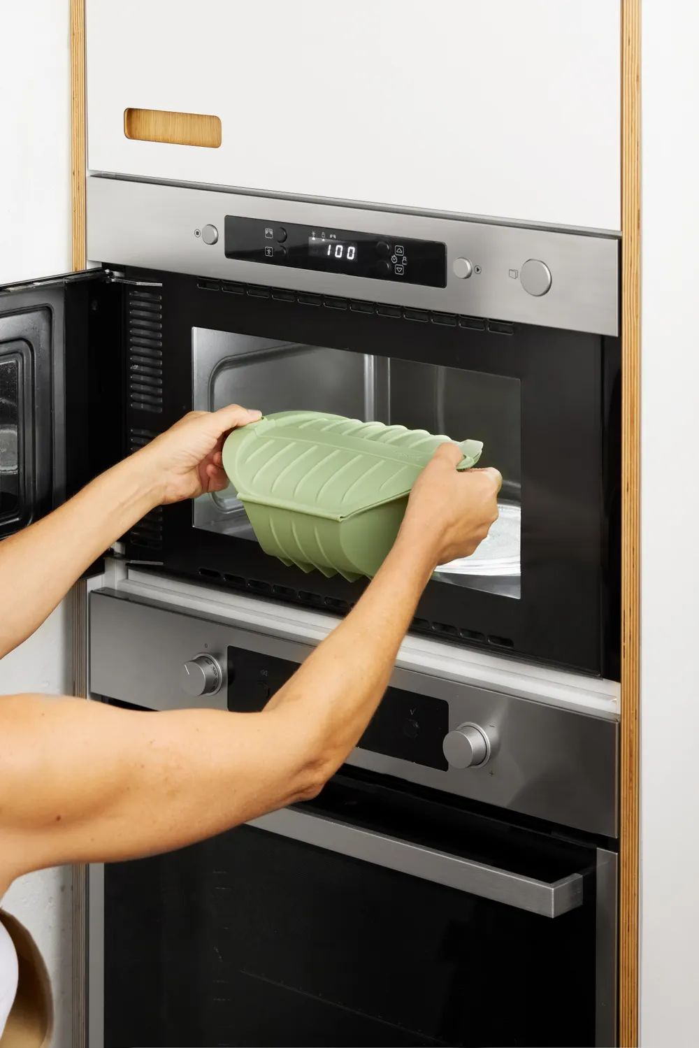 Lékué Tiefer Dampfgarer, 4 P. - Green