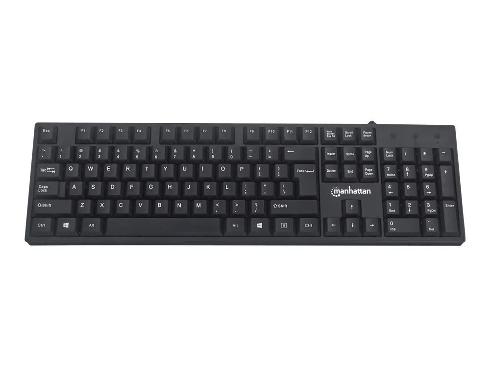 IC Intracom Manhattan - Tastatur - USB - Schwarz - retail