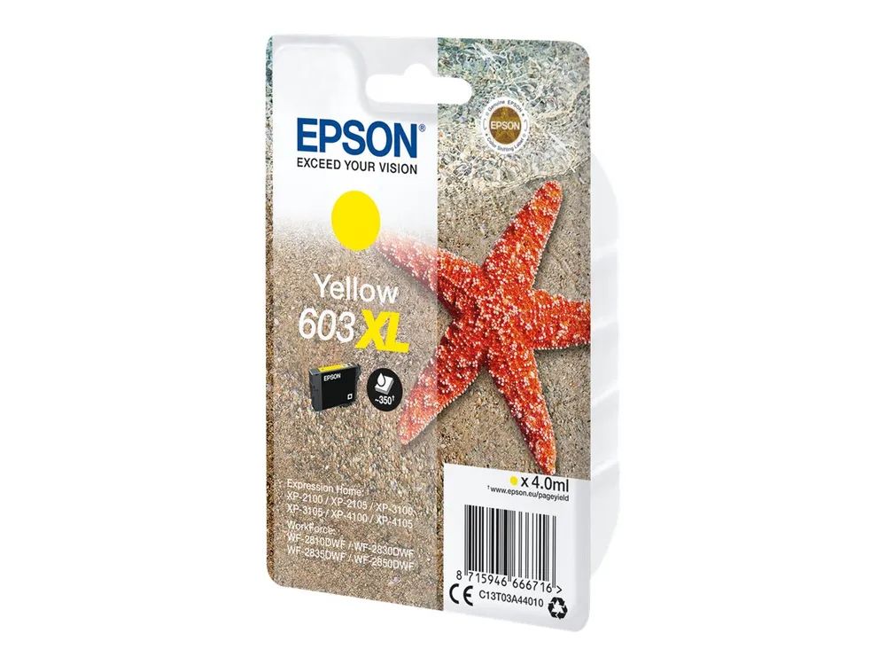 Epson 603XL - 4 ml - XL - Gelb - original - Blister