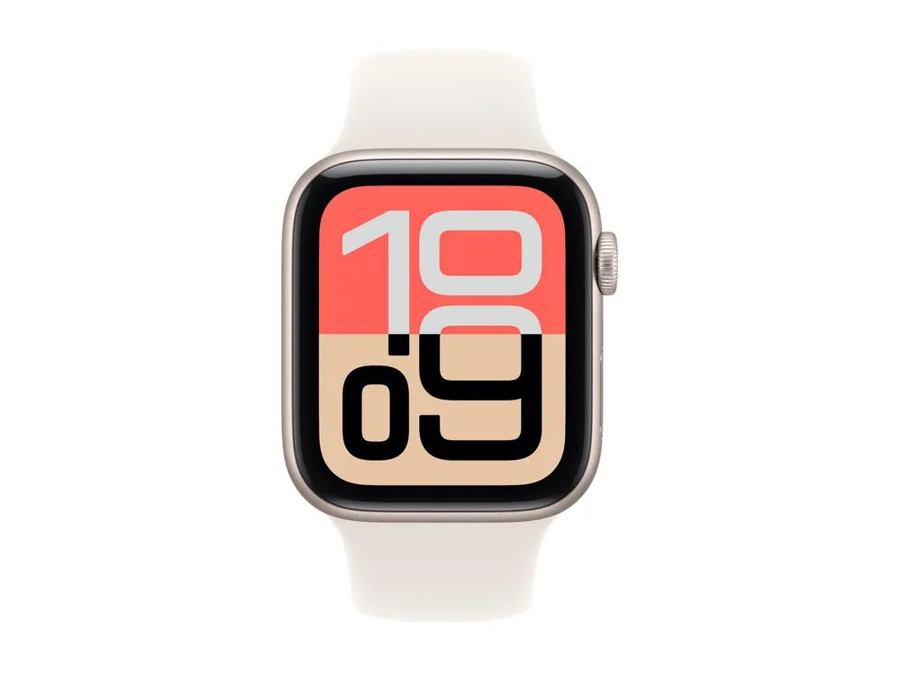 Apple Watch SE 3 (GPS + Cellular) - 44 mm - Starlight Aluminium