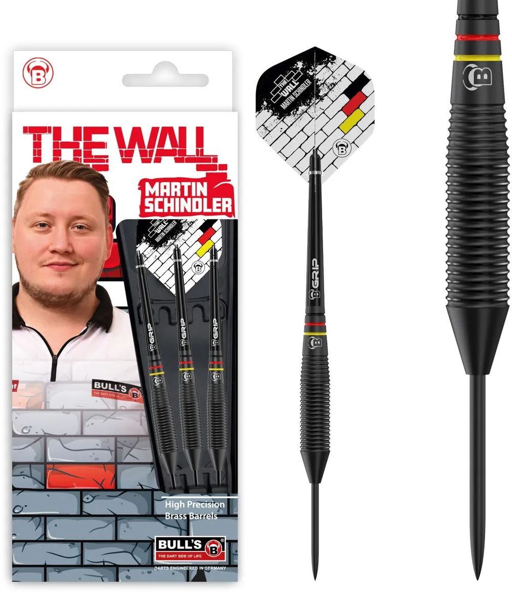 Embassy Sporthandel GmbH BULL'S M.Schind.Black Brass Steeldart 21