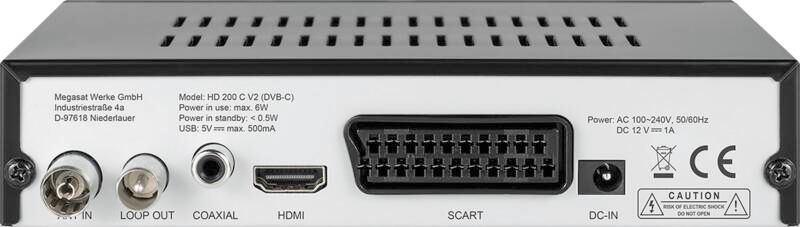 Megasat Set-Top-Box HD 200 C V2