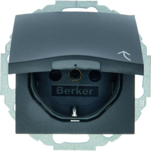 Berker SSTD.M.KS.+KLAPPDECK.ANTHRAZIT / BERKER 47441606 B.1/B.3 47441606