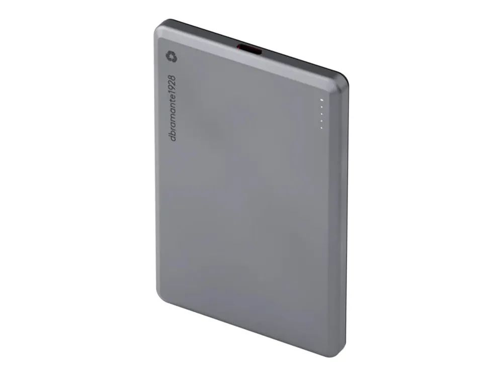 dbramante1928 re-charge - Induktive Power Bank - 5000 mAh - 20 Watt - 3 A (USB-C)