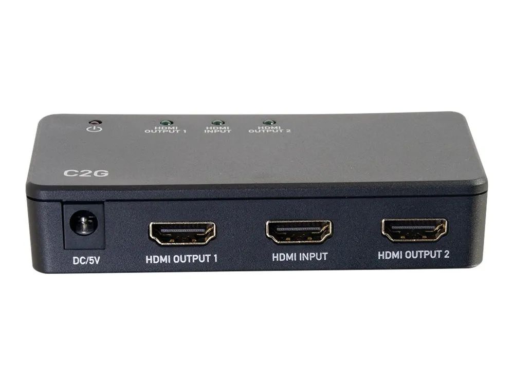 C2G 2-Port 4K HDMI Splitter - Video-/Audio-Splitter