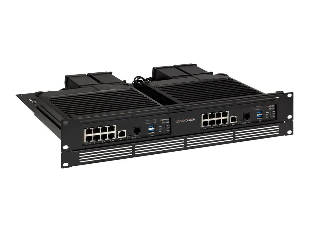 Rackmount.IT PA-Rack - Montagesatz für Netzwerkgeräte - Rack montierbar - Jet Black - 1.3U - 48.3 cm (19")