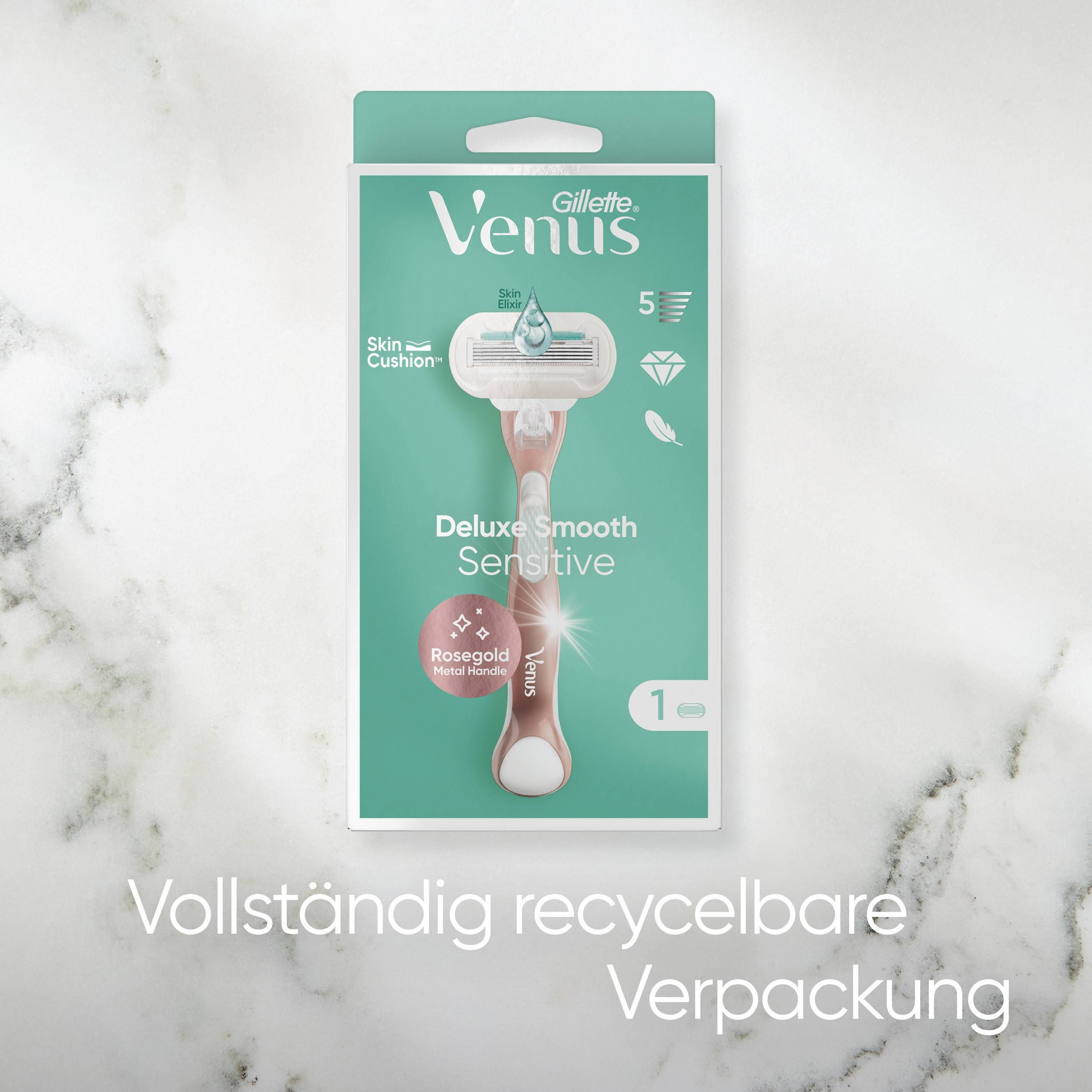 Gillette Venus Deluxe Smooth Sensitive Rosegold 