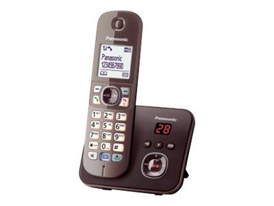 Panasonic KX-TG6821 - Schnurlostelefon - Anrufbeantworter mit Rufnummernanzeige