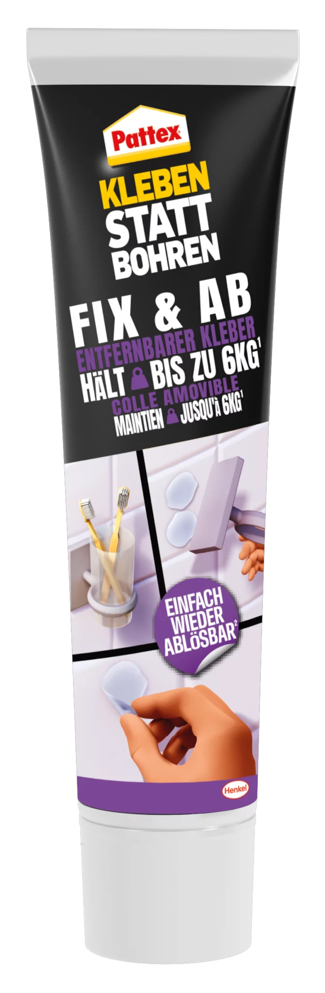 Pattex Kleben statt Bohren Fix&Ab