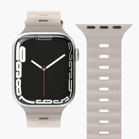 Vonmählen Wave Band - Band - Smartwatch - Cremefarben - Apple - Apple Watch 38 mm | 40 mm | 41 mm - Silikon