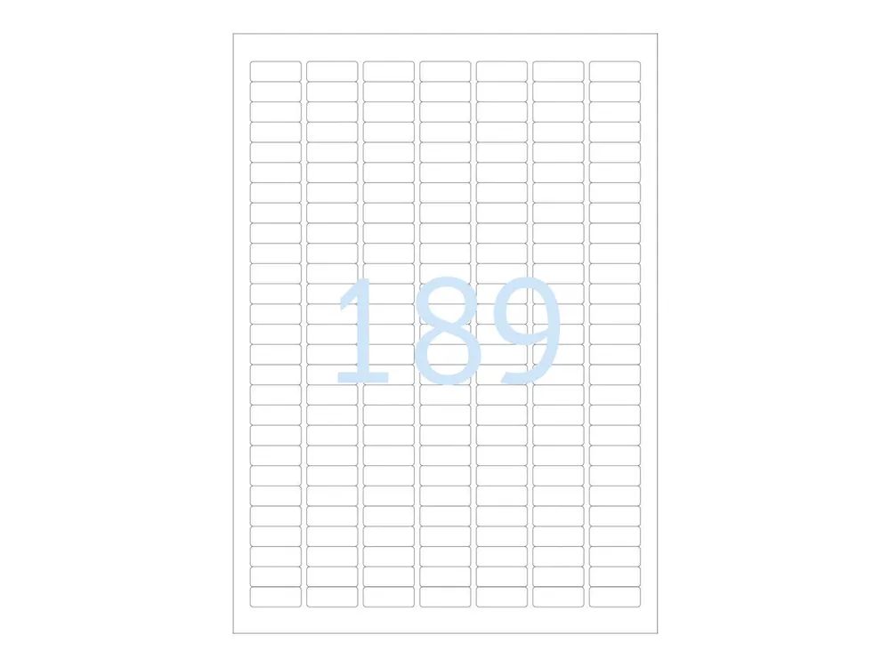 HERMA Papier - matt - selbstklebend - weiß - 25.4 x 10 mm 4725 Etikett(en) (25 Bogen x 189)