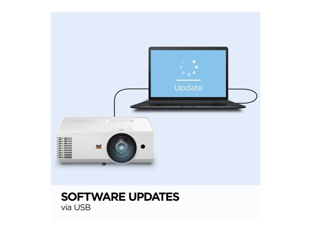 ViewSonic PS502W - DLP-Projektor - UHP - 4000 ANSI-Lumen - WXGA (1280 x 800)