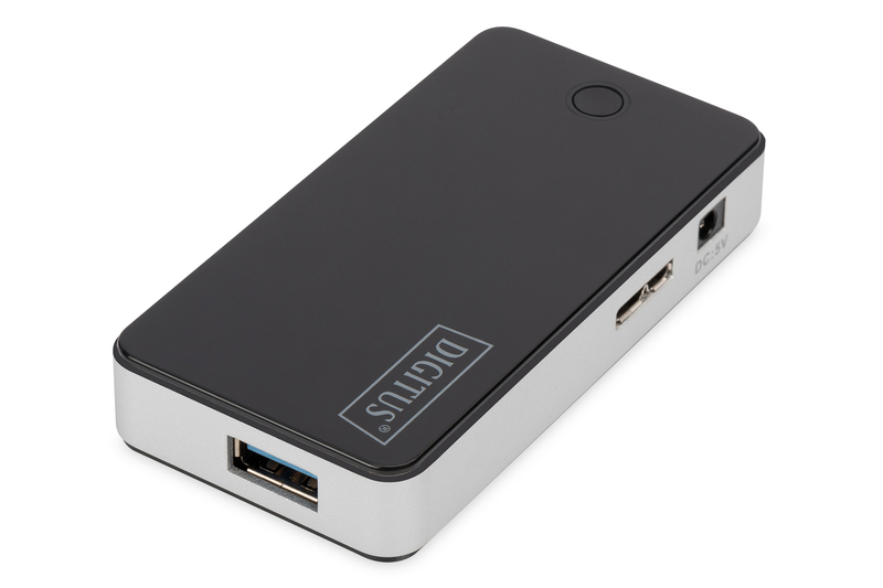 DIGITUS USB 3.0 Hub, 4-Port schwarz