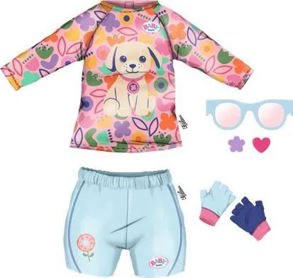 Zapf BABY born Fahrrad-Outfit 43cm