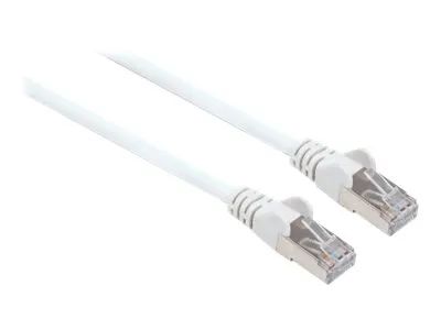 IC Intracom Intellinet Network Patch Cable, Cat6, 2m, White, Copper, S/FTP, LSOH / LSZH, PVC, RJ45, Gold Plated Contacts, Snagless, Booted, Lifetime Warranty, Polybag - Patch-Kabel - RJ-45 (M)