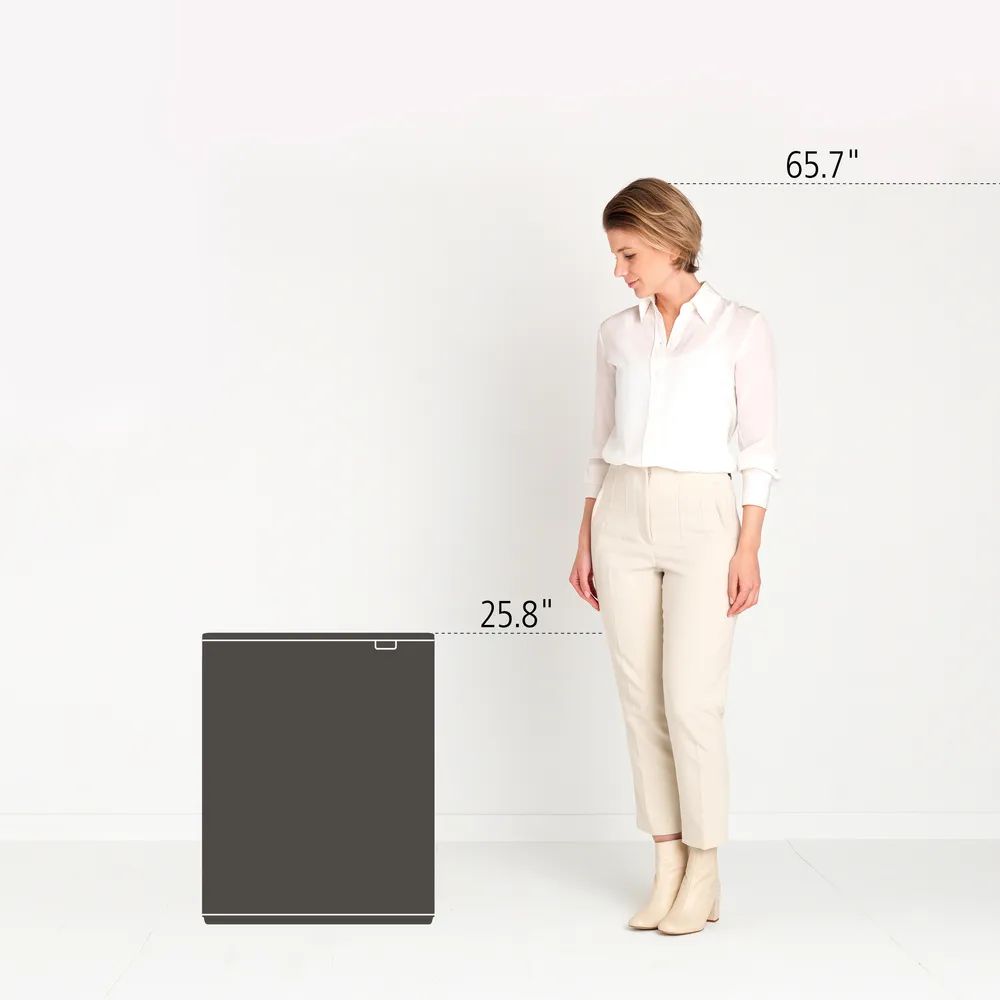 Brabantia Bo Touch Bin, 2 x 30L - Soft Grey
