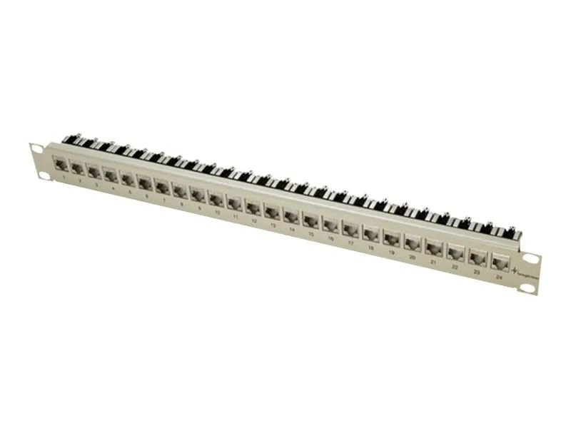 Telegärtner Karl Gärtner Telegärtner - Patch Panel - RJ-45 X 24 - Hellgrau - 1U - 48.3 cm (19")