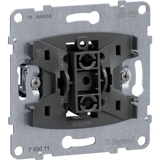 Legrand EINSATZ TASTER MIT WECHSELKONT / LEGRAN 765011 SEANO 765011