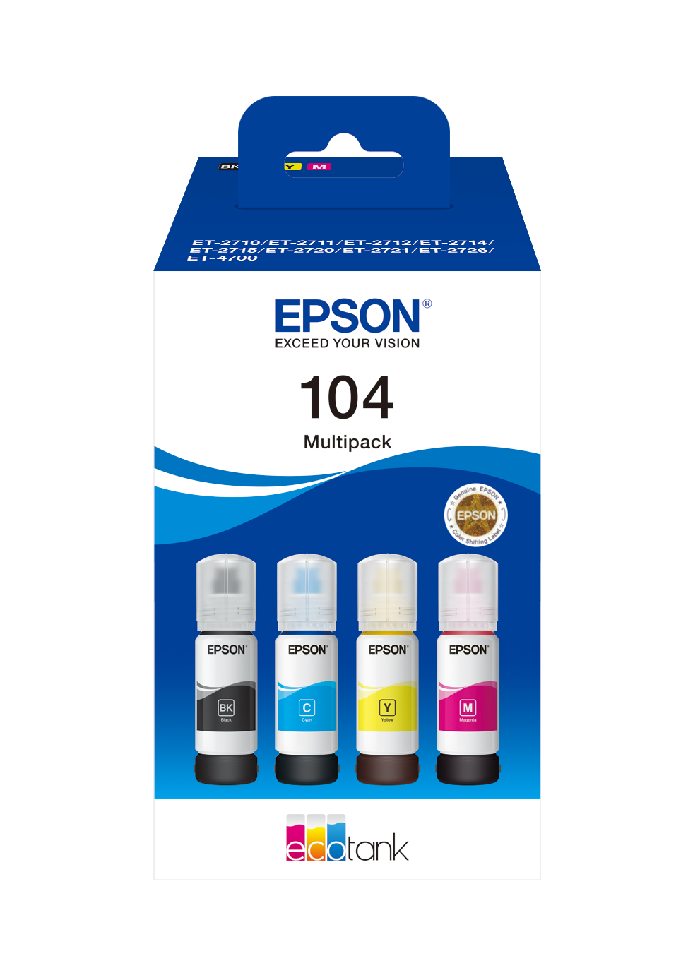Epson EcoTank 104, Mulitpack 4-Colour