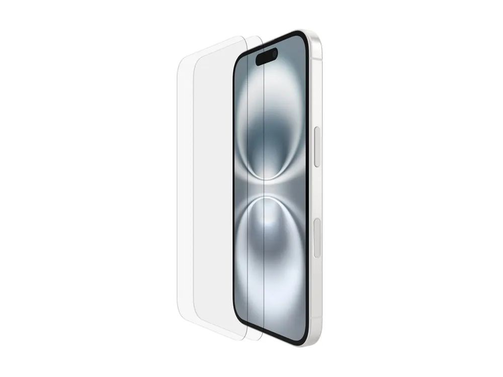 Belkin 2x1 ScreenForce Temp.Gl. Displays. iPhone 16/15 OVA143zz