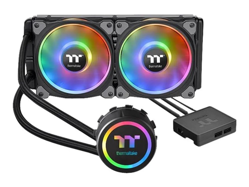 Thermaltake Floe DX RGB 240 TT Premium Edition - Flüssigkühlsystem für CPU im Waterblock-Design - (für: LGA1156, AM2, AM2+, LGA1366, AM3, LGA1155, AM3+, LGA2011, FM1, FM2, LGA1150, LGA2011-3, LGA1151, AM4, LGA2066)